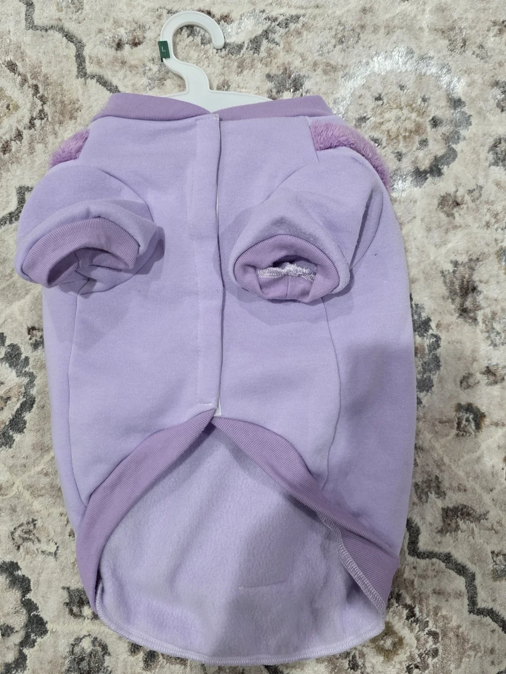 Pet..Dog Lavender Plush with Zipper Pocket